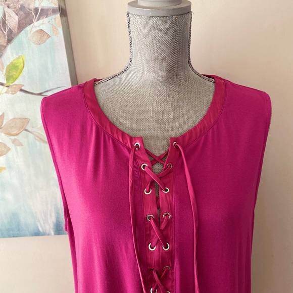 JM COLLECTION SLEEVELESS 🩷TOP🩷 SIZE EXTRA LARGE 🌟EUC🌟 - Picture 2 of 11